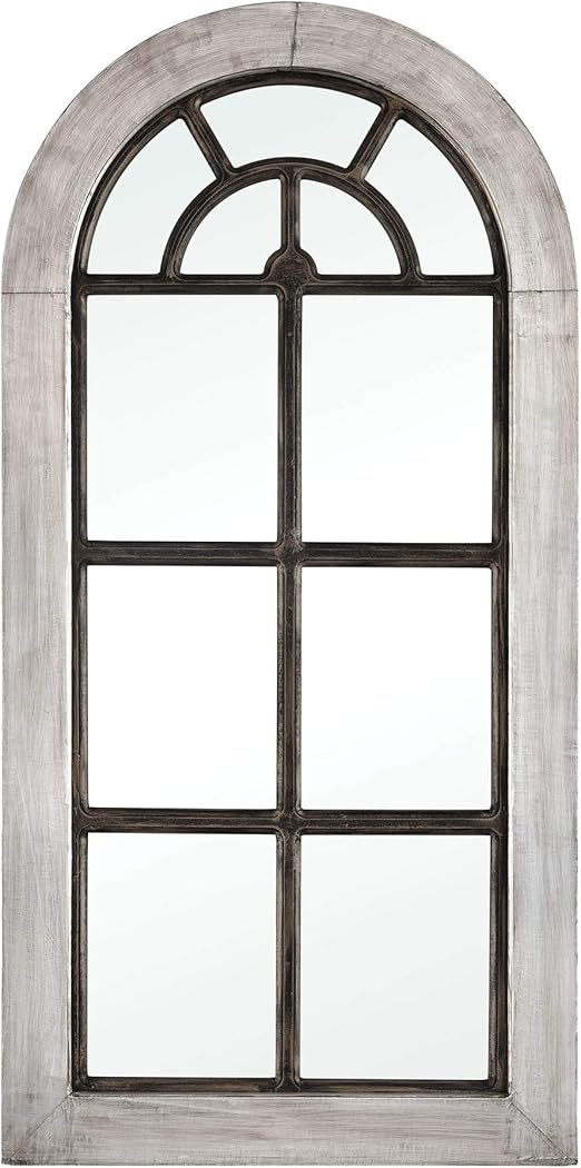 Amazon Com Elk Home Upland Mirror In Antique German Silver And Bronze Home Kitchen