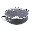 GreenPan, Venice, Hard Anodised Ceramic Non-Stick 30cm Shallow Casserole, 4.2L
