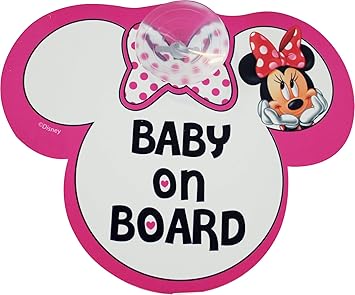 Stickers Bebe A Bord Minnie Otros 3pi It