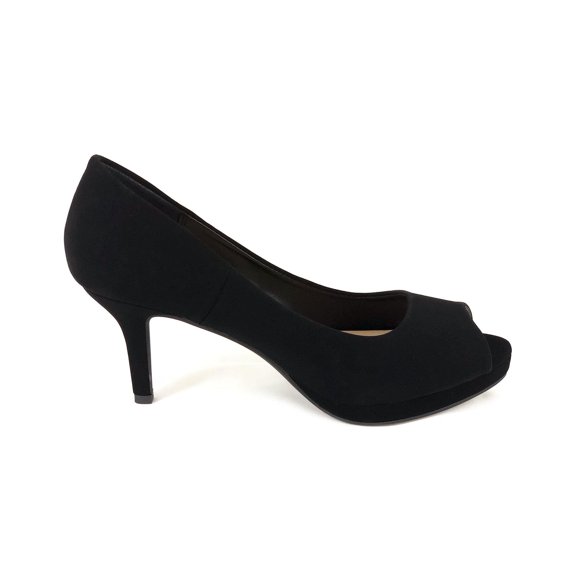 City Classified Comfort Walter Peep Toe Extra Comfort Insole Stiletto Heel Classic Dress Pumps