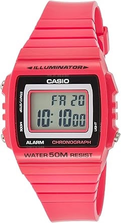 CASIO Reloj Digital para Mujer de japones FD con Correa en Acero Inoxidable 19818