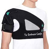 Shoulder Brace for Rotator Cuff, AC Joint Relief (Right Shoulder, X-Large) | X-Strap Support System Breathable Fabric Adjustable Compression Fit
