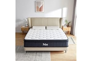 sofree bedding Full Size Mattress, 10 Inch Memory Foam Hybrid Mattress Full, Pocket Spring Mattresses in a Box for Motion Isolation, Strong Edge Support, Pressure Relief, CertiPUR-US