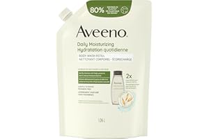Aveeno Daily Moisturizing Body Wash for Dry & Sensitive Skin with Prebiotic Oat, Hydrating Oat Body Wash Nourishes Dry Skin &
