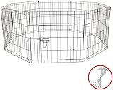 AVC Designs Pet Playpen XXL 122cm Foldable Indoor Outdoor 8 Panels view 3