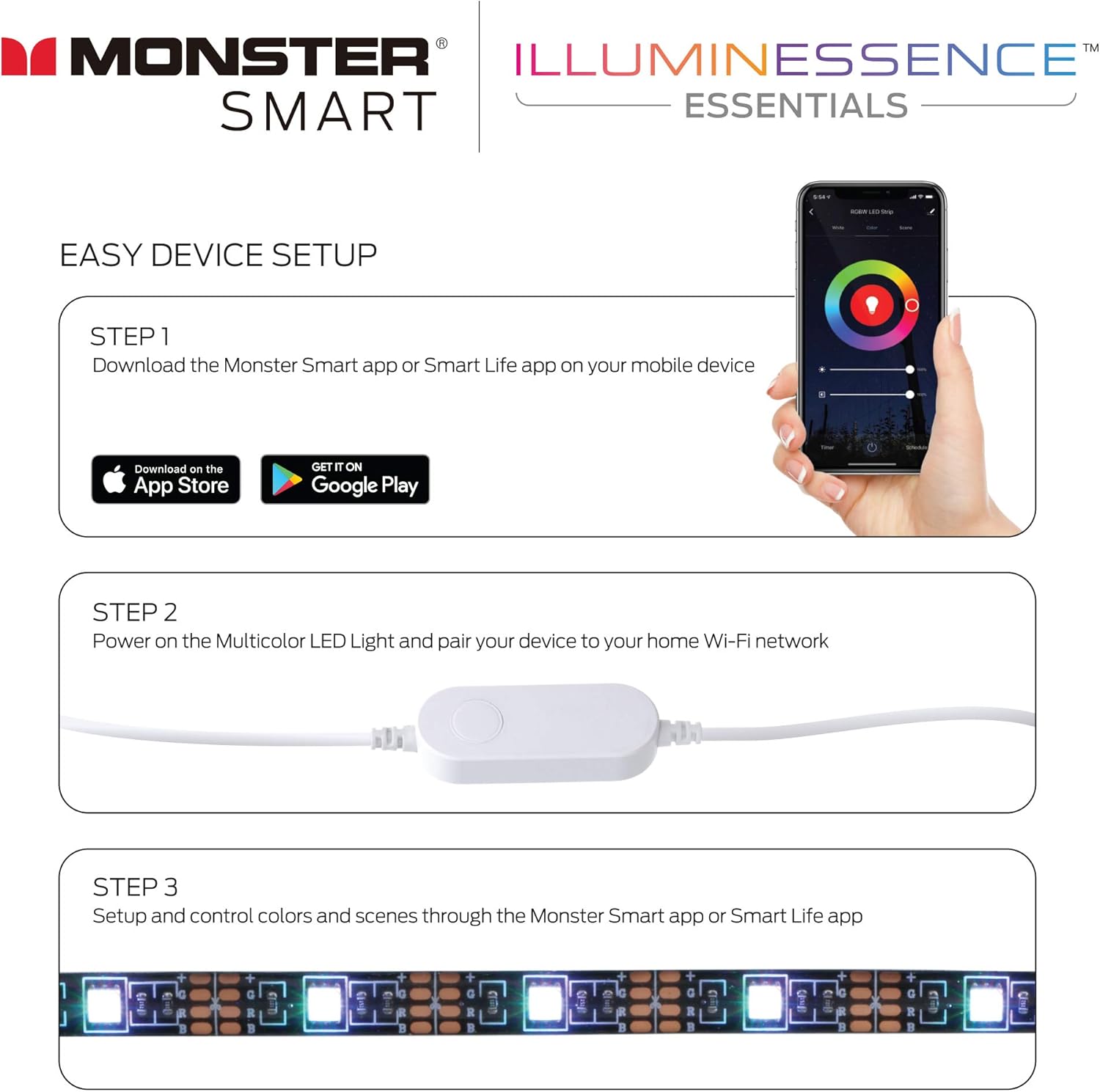 monster illuminessence google home