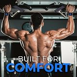 WFX Weight Lifting Straps Wrist Support Padded Neoprene Gym Grips Gray view 7