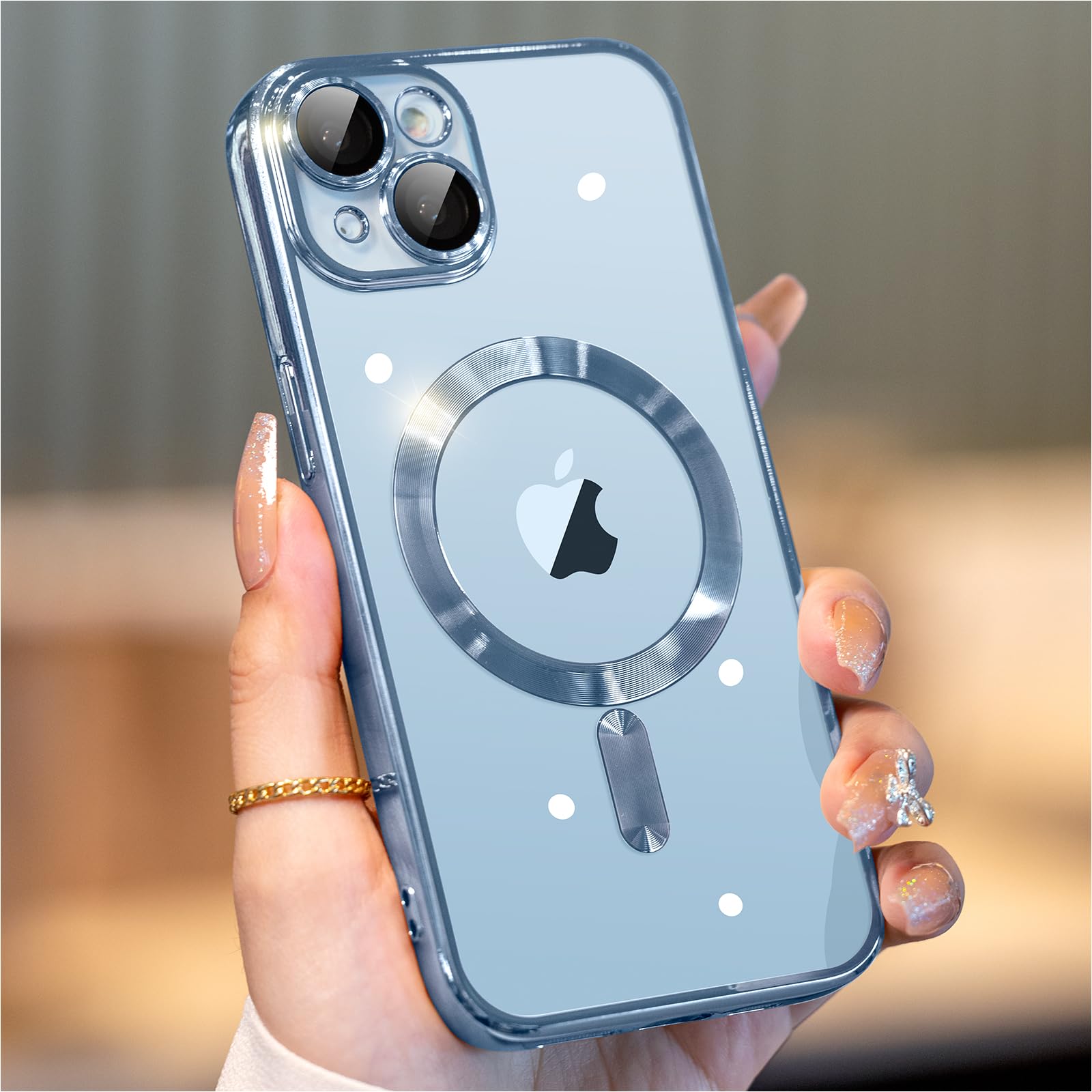 Waldeng for iPhone 15 Plus Case with Integrated