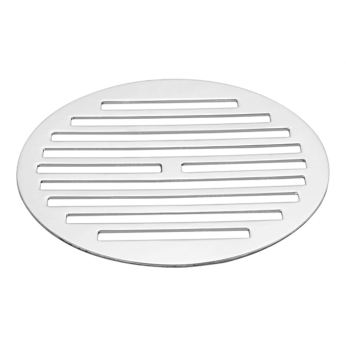 RUHE Premium Grade Stainless Steel Classic Round Jali Floor Drainer