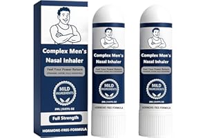 VBWLNE Uncle Stiffy Nasal Inhaler, Uncle Stiffys Nasal Inhaler Complex, Mild and Non-Irritating, Restore Energy and Vitality for Men, Energy Boosting, Minty Revitalizing Scent (2)