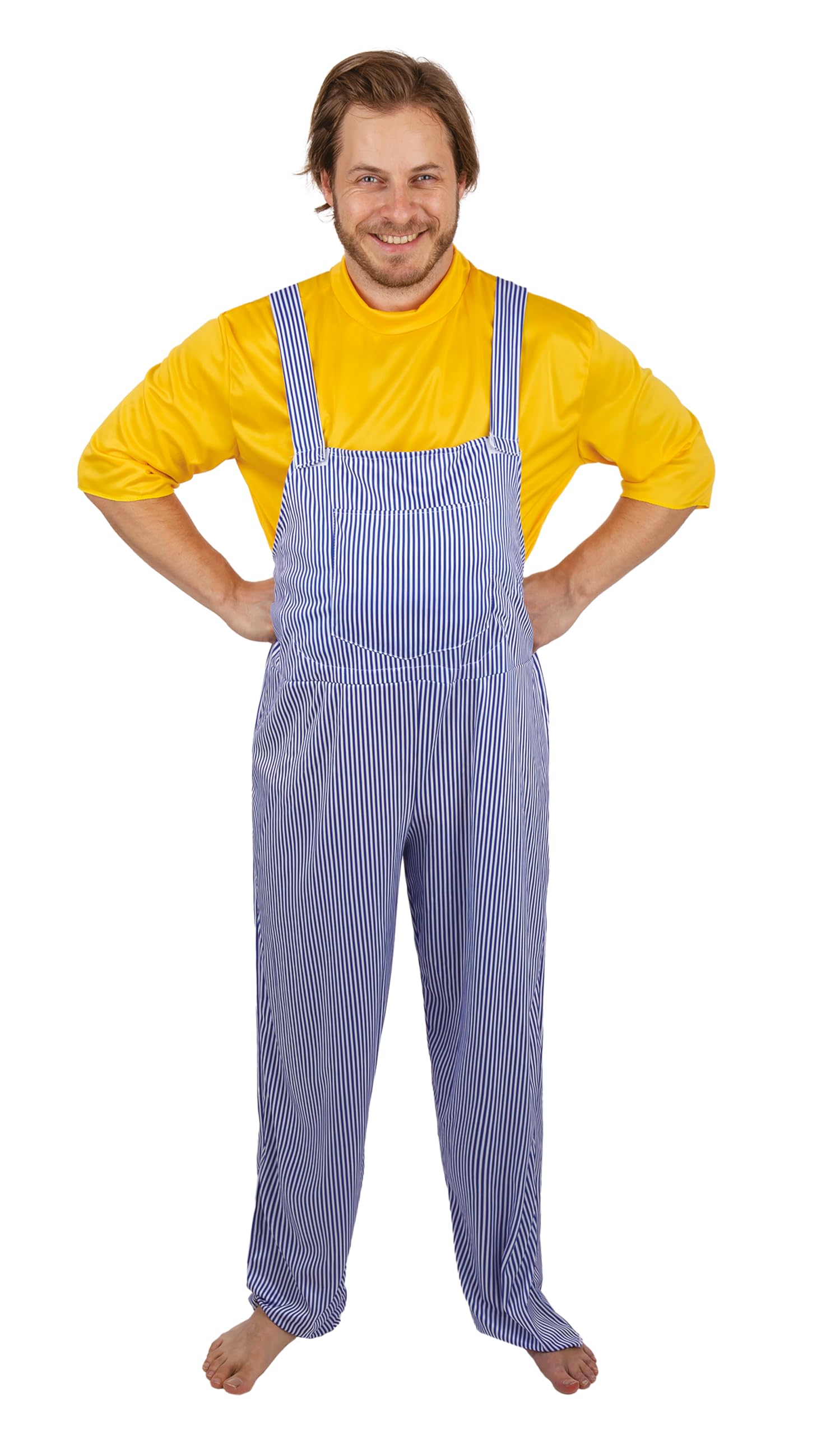 Ptit Clown 21171 Coluche costume Overalls, Multicoloured, L Plus