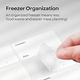 Drawlish Freezer Labels 300 6x3 cm White Sticky Labels Oil & Water Resistant view 3