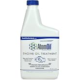 AtomOil Oil Additive for Car Engine and Protection | Nano Technology Motor High Mileage Treatment | Atomic Scale Protective Oil Treatment, 16 Oz. Bottle