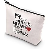 WCGXKO Chicago Musical Inspired Gift Six Squish Uh Uh Cicero Lipschitz Zipper Pouch Cosmetic Bag (POP SIX)