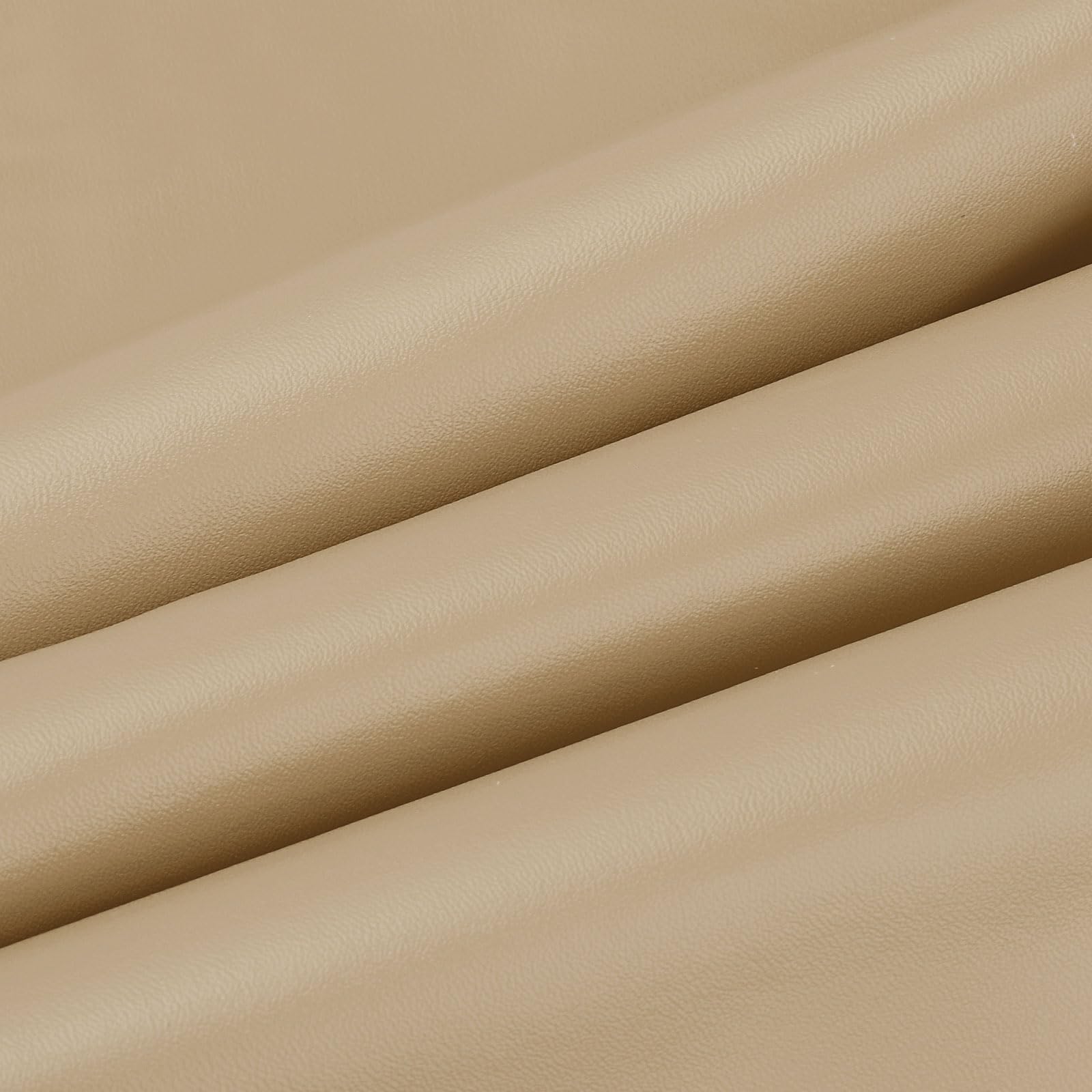 PATIKIL 54x19.7x0.03 Inch Faux Leather Sheets, Soft Colored Faux PU Leather Sheets Repair Fabric Patch for Book Binding, Repairing, Crafting, Sewing, Khaki