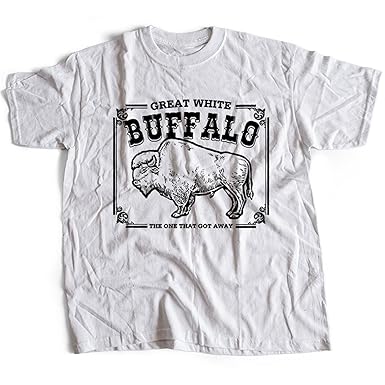 9120w Great White Buffalo Herren T Shirt Hot Tub Time