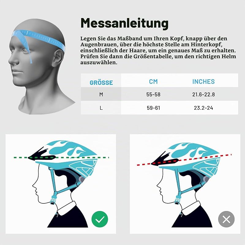 Fahrradhelm für Erwachsene, Leicht Atmungsaktiv Für Herren, Carbon M