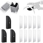 Feekoon 2-1/2" Replacement (10) Blades & (3) Anvils & (2) Storage Boxes, Cutting Tool Compatible with Craftsman Ronan Handi-Cut 301/330/37310/37300/37250
