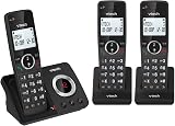 VTech ES2052 DECT Cordless Phone with Answering Machine Trio Handset