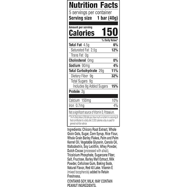 FIBER ONE CHEWY BARS, OATS AND CHOCOLATE STRAWBERRY, FIBER SNACKS, 5 CT, 7 OZ