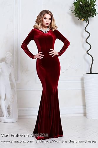 burgundy maxi dress amazon