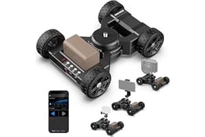 Neewer DL400 Upgraded Motorized Camera Slider Dolly with App Control, Ultra Quiet Powerful Dual Motor Drive, 5H Runtime, Compatible with GoPro iPhone Android Samsung Smartphone DSLR Camera Camcorder
