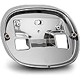 True Mods Chrome Harley Davidson Tail Light Base Plate Replacement [Part# 68296-99A] Brake Taillight Bracket Baseplate Mount for 2000+ Sportster Dyna Road King Electra Glide Heritage Softail Fat Boy