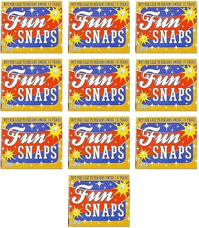 Karrma Ltd 500 Fun Snaps Party Throw Bangers Multicolor 10x50pcs Pack