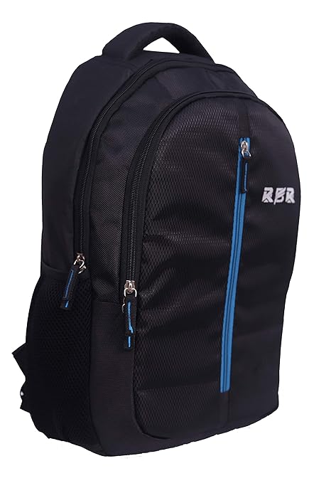 RBR Laptop College Bag in Backpack 21 LTR Black 18 INCH