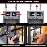 Master Lock 5482EURD Key Safe with Flexible Cable Shackle Outdoor Large Capacity view 9