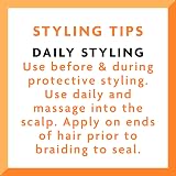 Cantu Protective Styles Daily Oil Drops 59ml Peppermint Tea Tree Scalp Moisture view 5