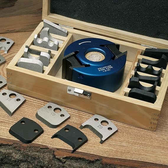 Spindle Moulder Cutter Block Set Amazon.co.uk DIY & Tools