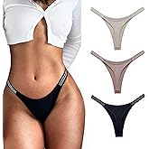 Aogda Thongs for Womens Underwear Woman Panties G-String Thong