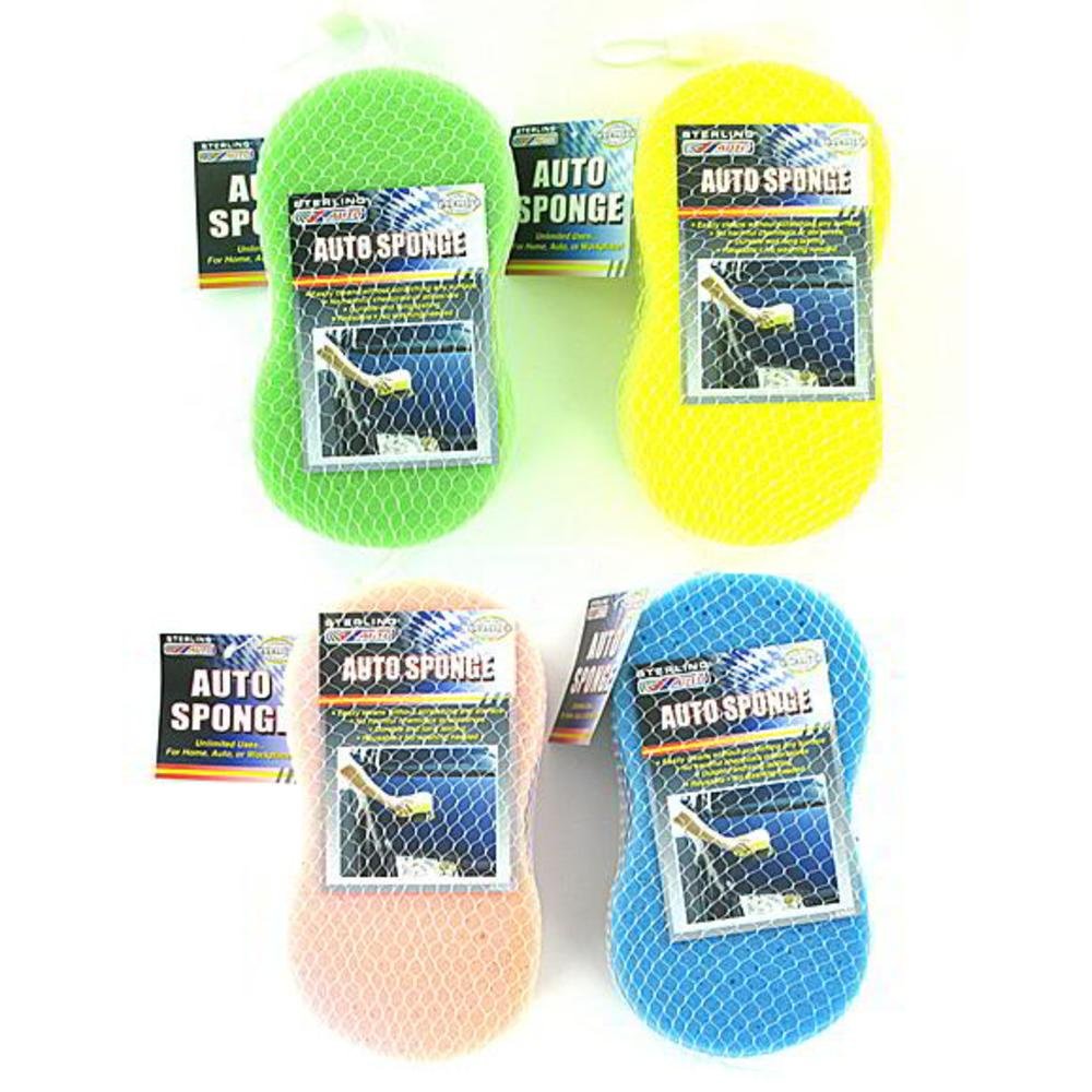 Auto Sponge Case of 24 Cleaning Sponges Beauty