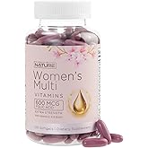 Built by Nature Women's Complete Daily Multivitamin, 120 Softgels | Vitamins A, B, C, D, E, Iron, Calcium, Magnesium, Multi Minerals, Wellness &amp; Immune Health Support
