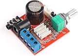 DollaTek Mini 2.0 PAM8610 10W+10W 2 Channel Class D Amplifier DC 12V view 3