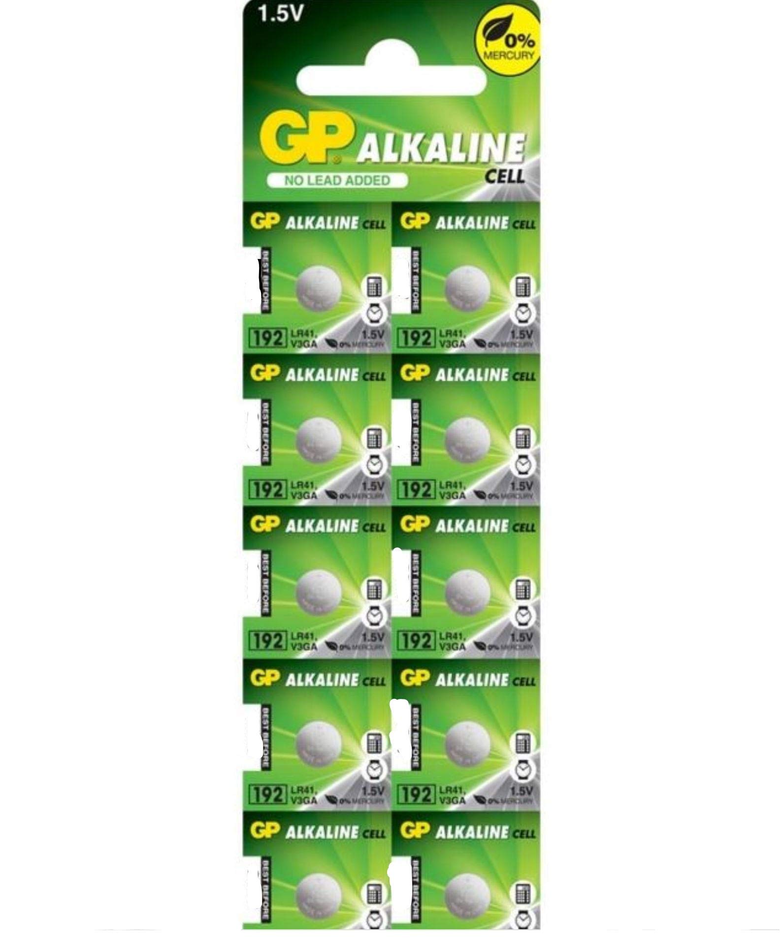 GP Batteries GP192-C10 Alkaline Coin Cell(10x)