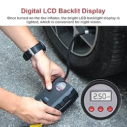 Digital Tire Inflator, GOOLOO 12V DC Air