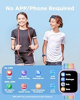Kids Smart Watch 1.8 inch Fitness Pedometer Heart Rate IP68 view 2