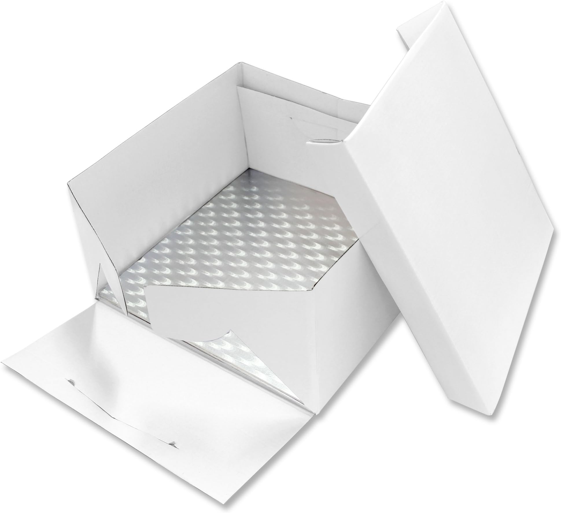 PME BCS878 Square Cake Card & Cake Box 14-Inch / 35 cm, White