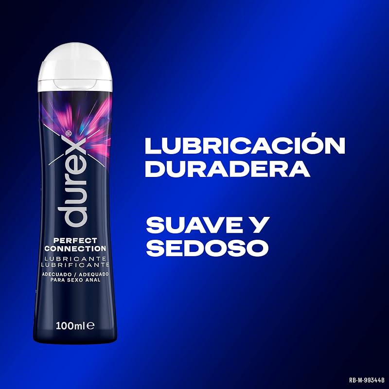 Perfect Connection Lubricante de Base Silicona, Lubricación Duradera, Adecuado también para Sexo Anal, 100 ml