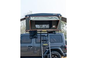 CTOSPOATO Rooftop Tent Hardshell, Naturnest Orion Roof Top Tent, Roof Rack Tents, Car Roof Tents with Telescopic Ladder Camping Tent for SUV Van Truck for Camping