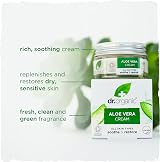 Dr Organic Aloe Vera Cream Soothing All Skin Types 50ml Cosmos Organic view 2