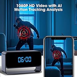 FHD 1080P Clock Camera - WiFi Wireless Camera for