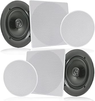 Amazon Com Pyle Pair 10 Flush Mount In Wall In Ceiling 2 Way
