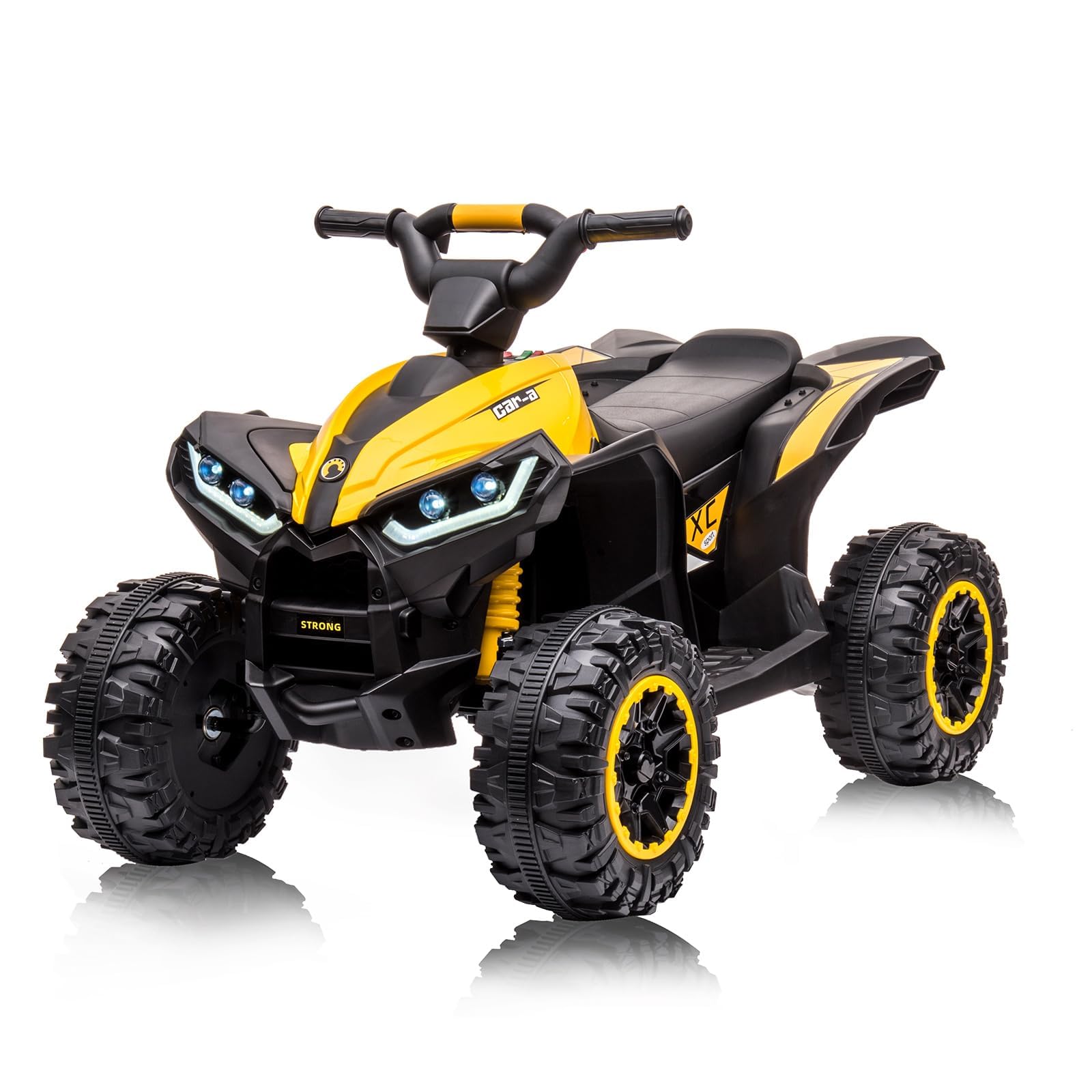 Photo 1 of **Final sale no returns allowed ** Please review ratings before purchasing**

**Venta final, no se permiten devoluciones** Revise las calificaciones antes de comprar**


ids Ride On ATV, 12V 4 Wheeler Battery Powered Ride On Toys with Remote Control(High 