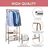 Youyijia Clothes Rail 60x151cm Heavy Duty Metal Garment Rack Coffee view 3