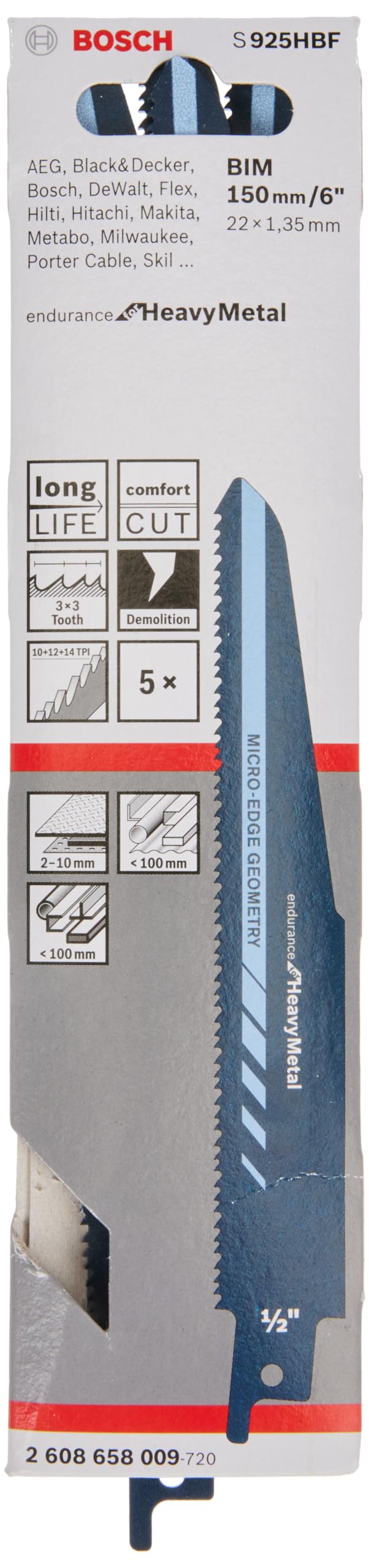 Bosch 2608658009 Sabre Saw Blade