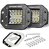 OFFROADTOWN Flush Mount LED Pods, 2pcs 5'' 78W