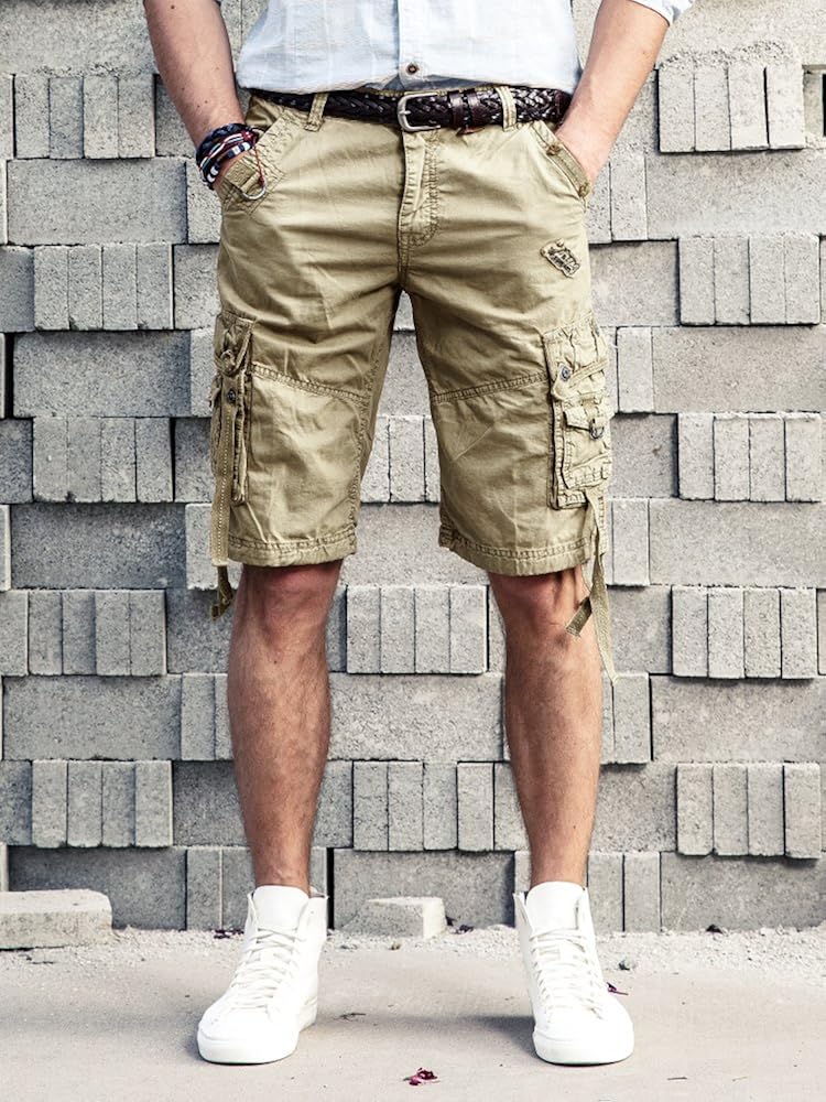 Ochenta men's cotton cargo shorts Clearance